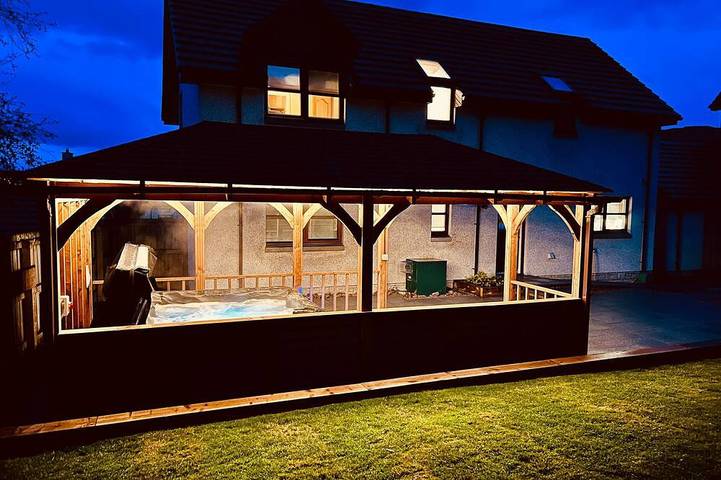 Chalet for 8 people in Aviemore