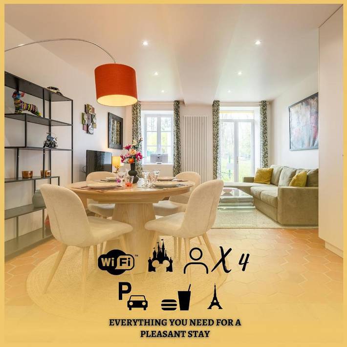 Location de vacances pour 4 personnes, avec vue ainsi que terrasse et jardin dans Saint-Augustin (Seine-et-Marne)