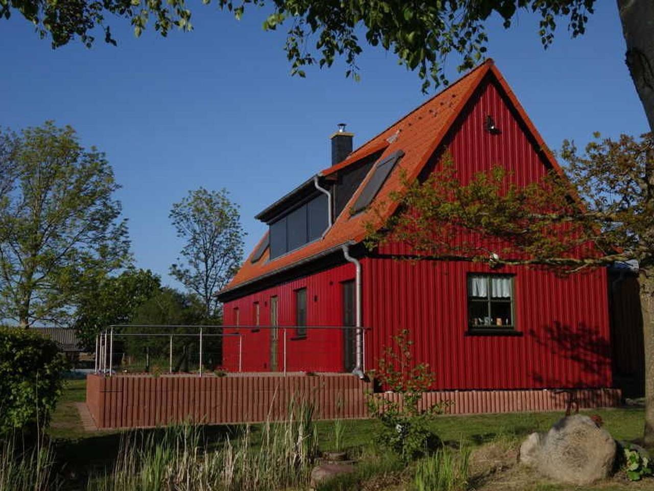 Ferienhaus Darßblick am Bodden in Neuendorf-Heide, Saal