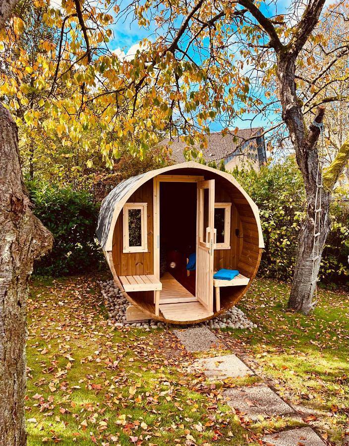 Ferienhaus für 4 Personen, mit Balkon und Terrasse sowie Garten und Sauna in Meierwik