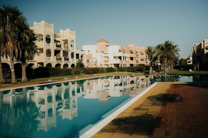 Appartement de vacances pour 5 personnes, avec jardin ainsi que vue et piscine, animaux acceptés