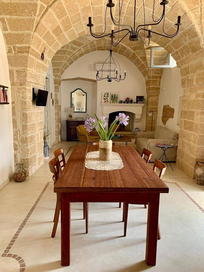 Villa per 4 persone, con Balcone e Terrazza nonché Giardino e Panorama a Sannicola