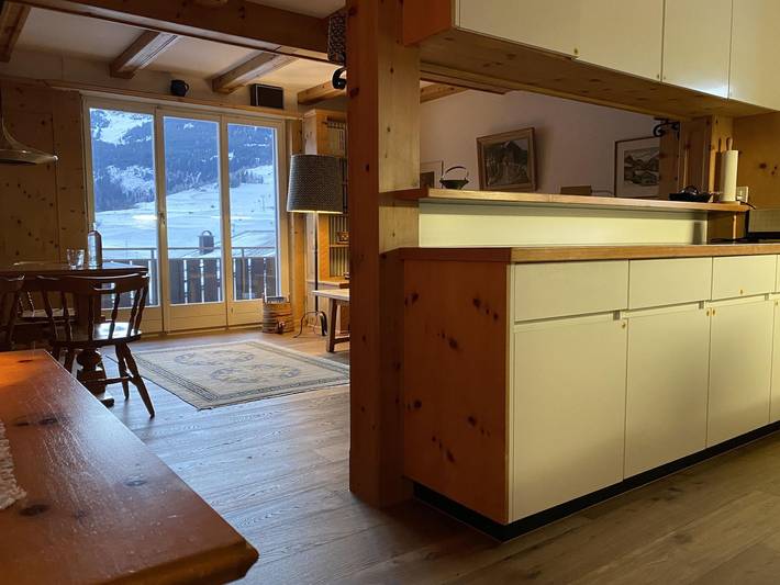Ganze Ferienwohnung, Tga Rundigna - 3 Zimmerwohnung - 4 Betten in Surses, Albula