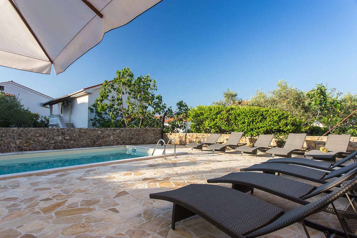 Ganze Ferienwohnung, Ferienwohnung mit Pool  in Krk Stadt, Krk
