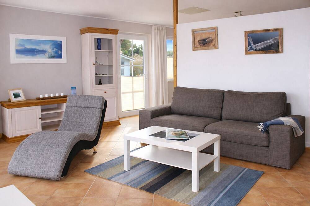 Komfortable Feriendoppelhaushälfte mit Sauna & Kamin für 2 Personen in Pruchten, Vorpommern-Rügen
