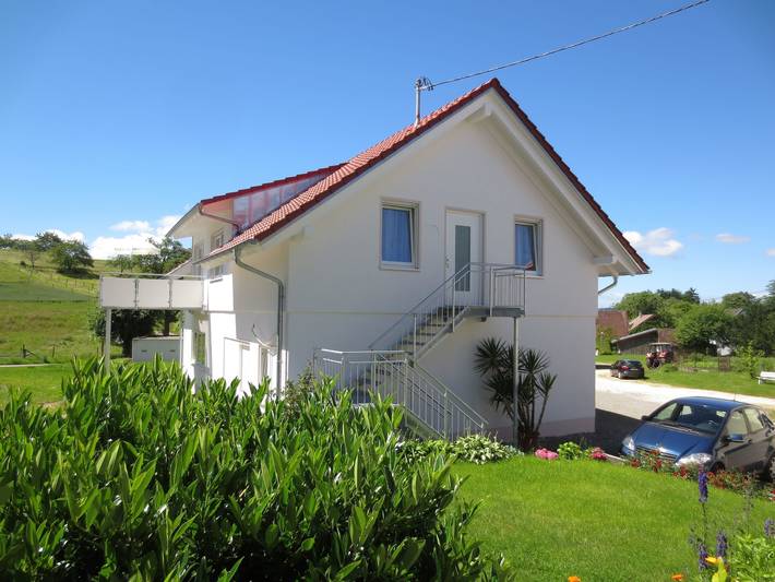 Ferienhaus für 6 Personen, mit Balkon und Garten am Bodensee