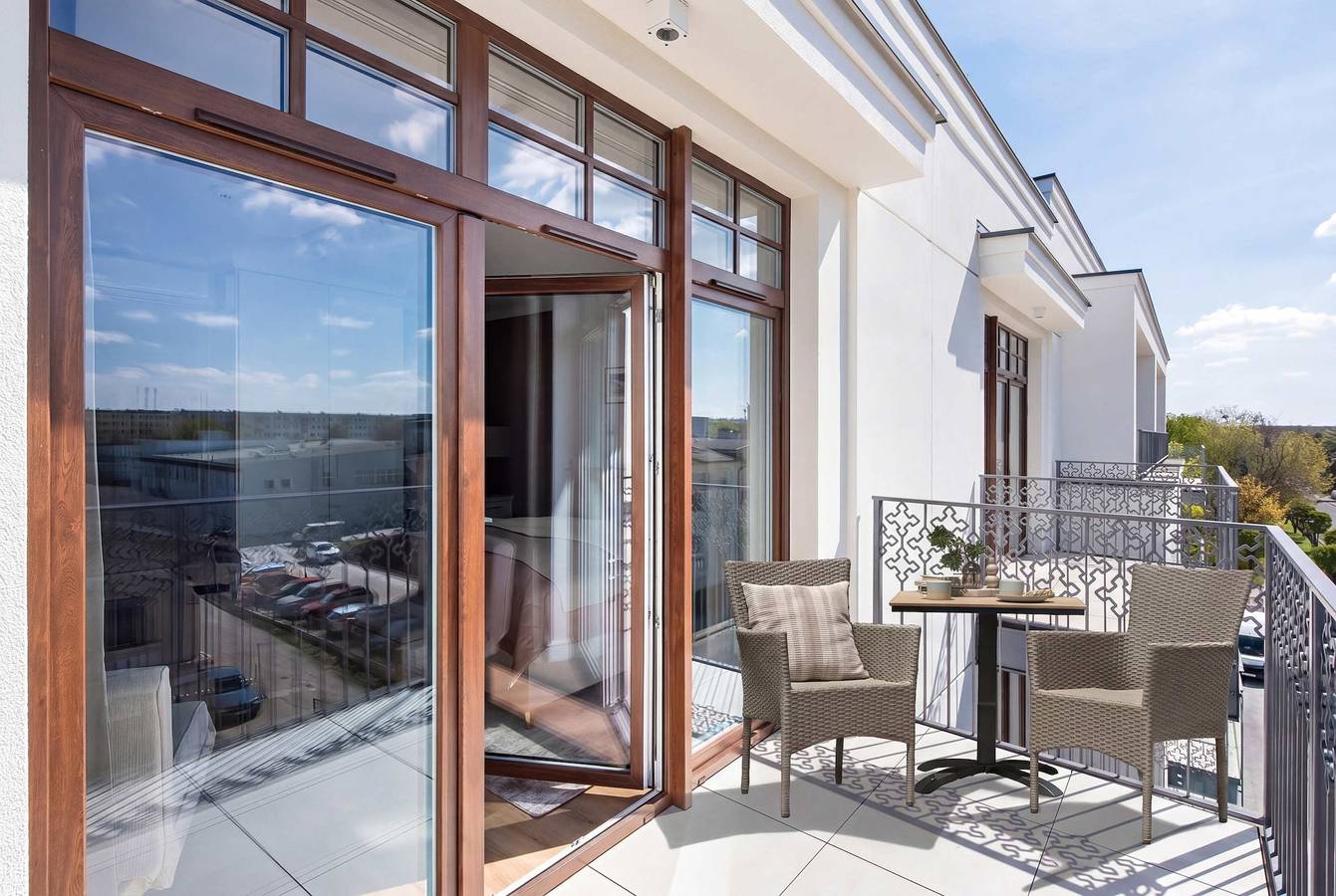 Estudio entero, Stylish Studio with Balcony | Workspace and Air Conditioning in Ciechocinek, Voivodato de Cuyavia y Pomerania