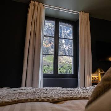 Hôtel pour 2 personnes, avec jardin ainsi que sauna et vue à Gavarnie