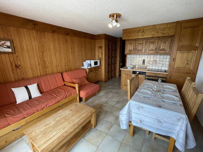 Chalet pour 5 personnes, avec balcon à Les Saisies