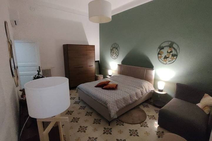 Blockhütte für 5 Personen, mit Balkon