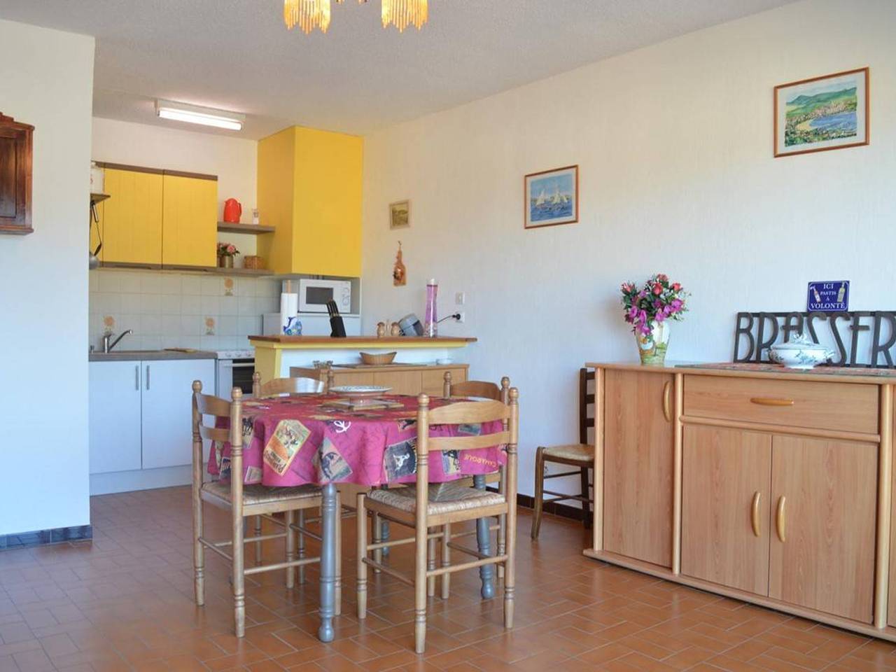 Apartamento entero, Estudio cabina para 4, cerca de la playa, aire acondicionado, parking in La Côte Vermeille, Banyuls-sur-Mer