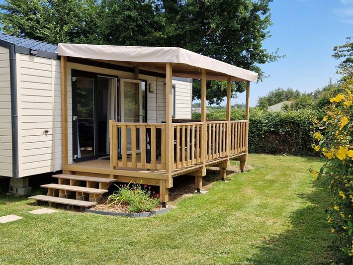 Mobil home pour 4 personnes, avec terrasse, animaux acceptés à Pordic - 2