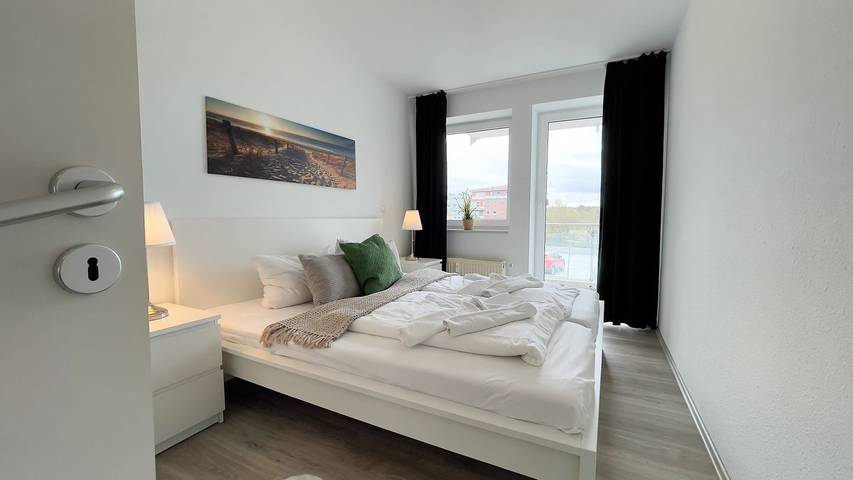 Ferienwohnung für 6 Personen, mit Ausblick und Balkon in Sahlenburg - 3