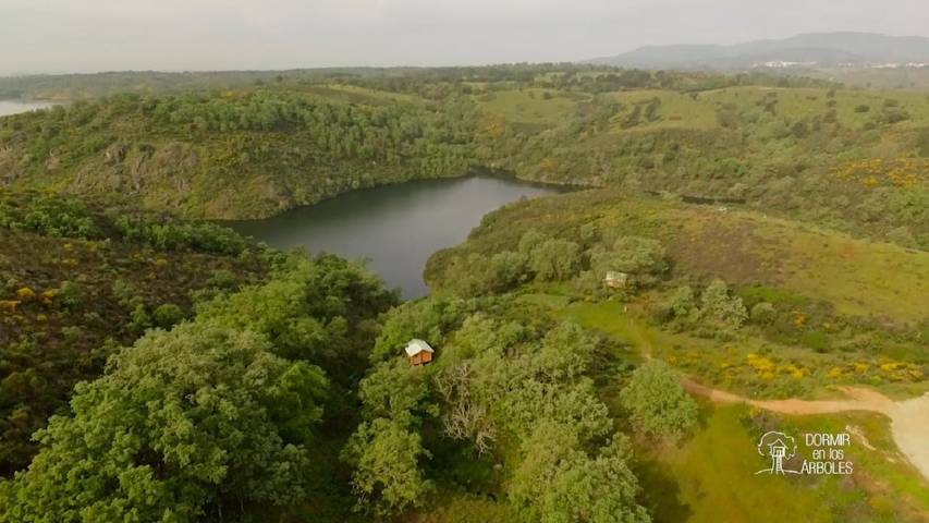 Camping para 2 personas, con Terraza y Jardín además de Piscina y Vistas en Extremadura