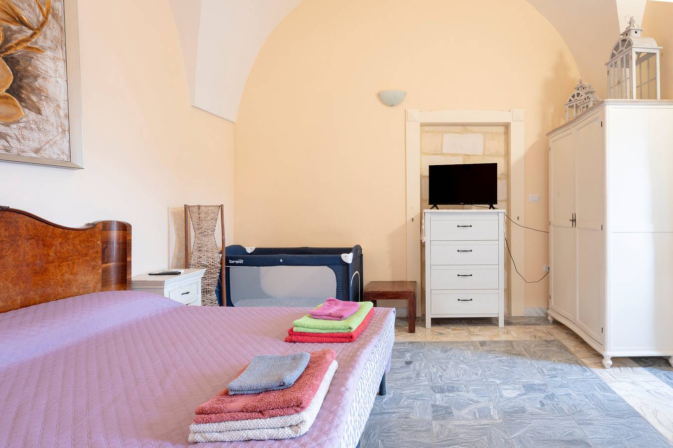 Hel lägenhet, Apartment 'Palazzo Costantini - Gerbera' with Shared Terrace, Wi-Fi and Air Conditioning in San Donato di Lecce, Lecce-provinsen