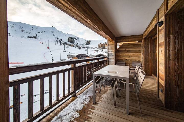 Gîte pour 8 personnes, avec balcon/terrasse, adapté aux familles dans La Toussuire - 3