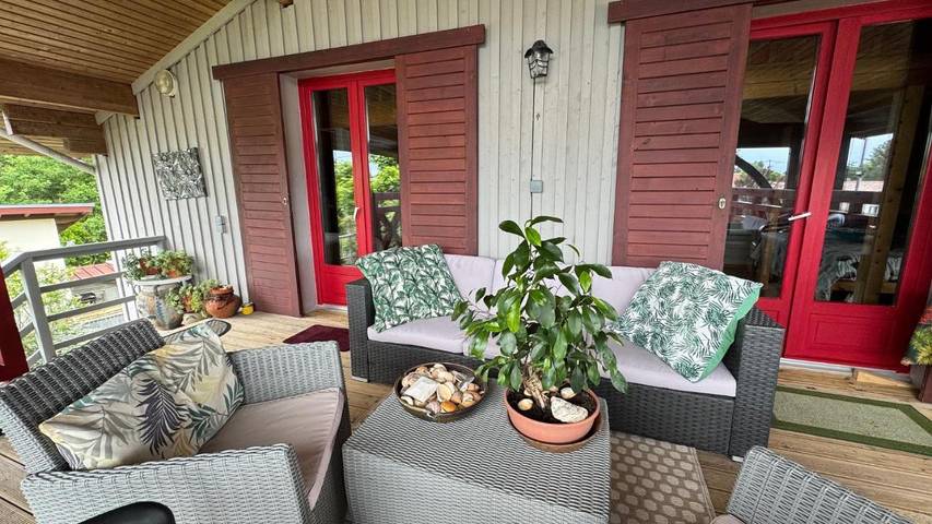 Maison d’hôte pour 4 personnes, avec vue ainsi que terrasse et jardin, animaux acceptés à Lège-Cap-Ferret - 4