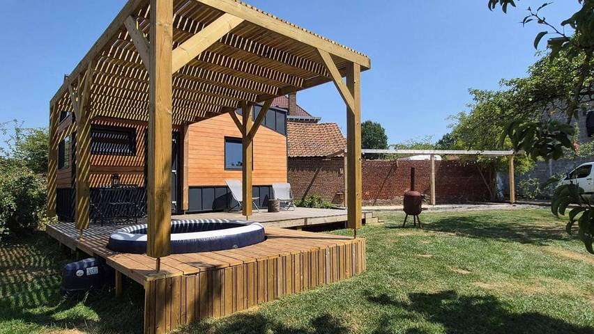 Maison de campagne pour 5 personnes, avec jacuzzi ainsi que terrasse et jardin dans Faumont