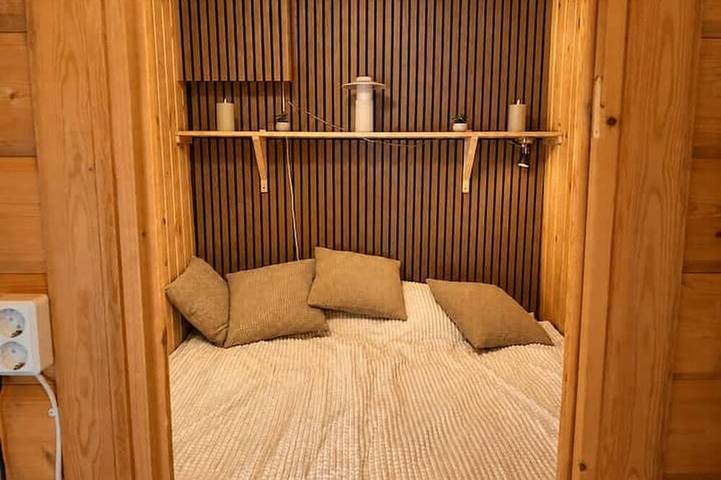 Gemütliche Wasserhütte mit holzbefeuerter Sauna in Orsa, Dalarna