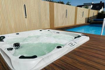 Ferienhaus für 4 Personen, mit Whirlpool und Pool, kinderfreundlich in Polen