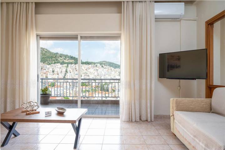 Gîte pour 8 personnes, avec Balcon ainsi que Terrasse et Vue à Kavala - 3