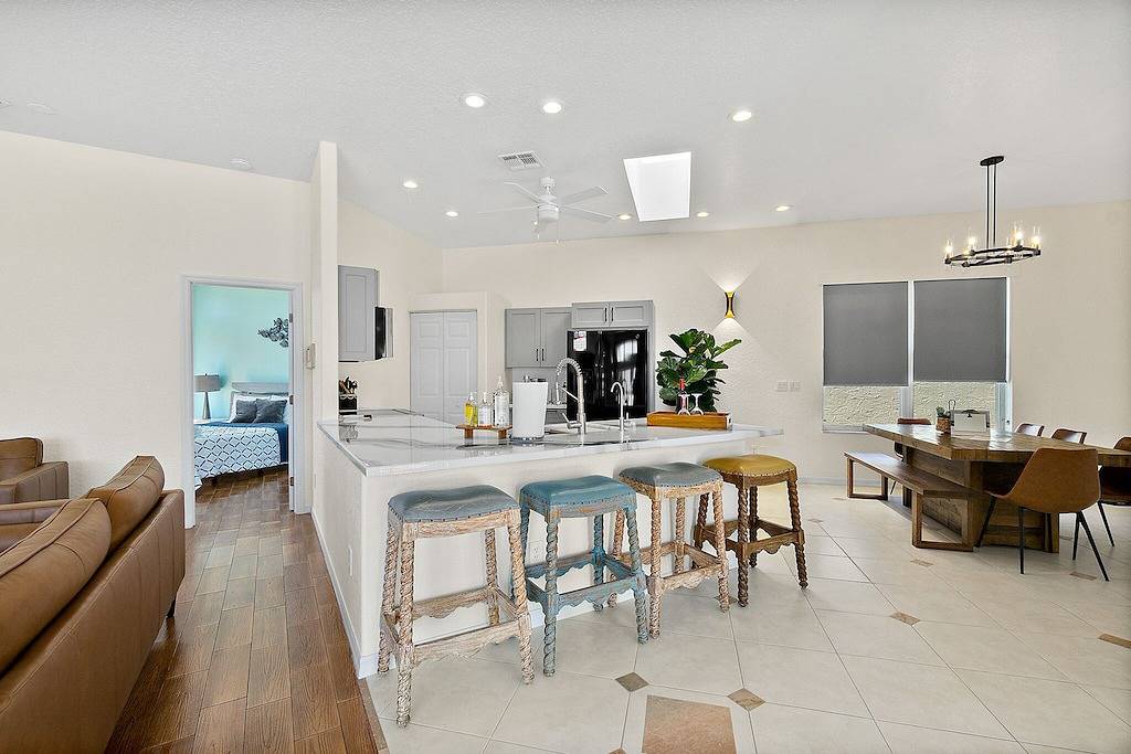 Luxury Courtyard Home w/ Heated Pool/Spa & In-law Suite, 2 Min Walk to Beach! in New Smyrna Beach, Florida