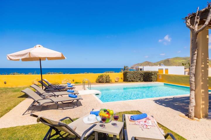 Villa für 6 Personen, mit Meerblick und Terrasse sowie Garten auf Kreta - 3