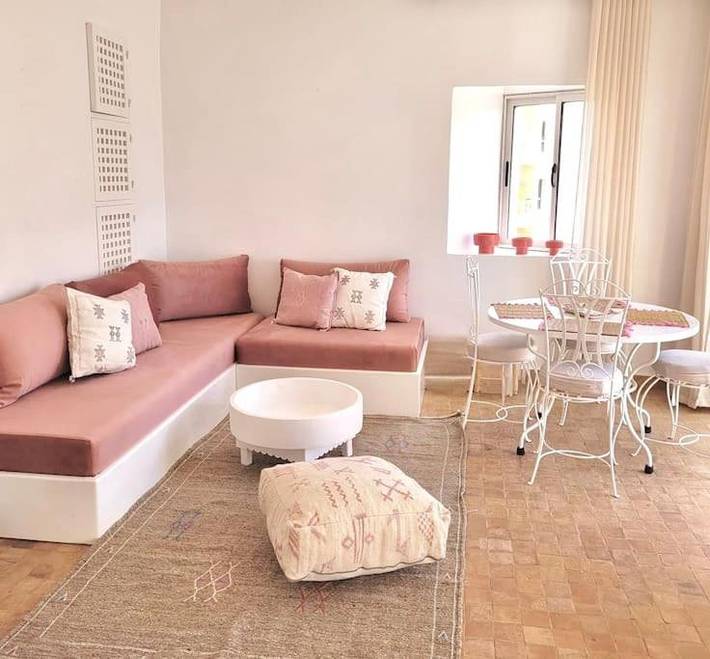Appartement de vacances pour 4 personnes, avec jardin ainsi que terrasse et vue