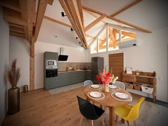 Location de vacances pour 4 personnes, avec jardin et vue à Sainte-Marie-sur-Ouche