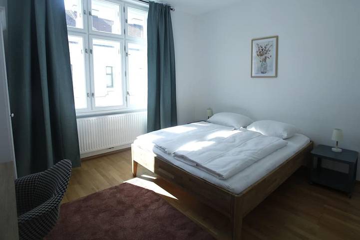 Appartement entier, Appartement spacieux près d'Augarten avec balcon in Brigittenau, Vienne (Autriche)