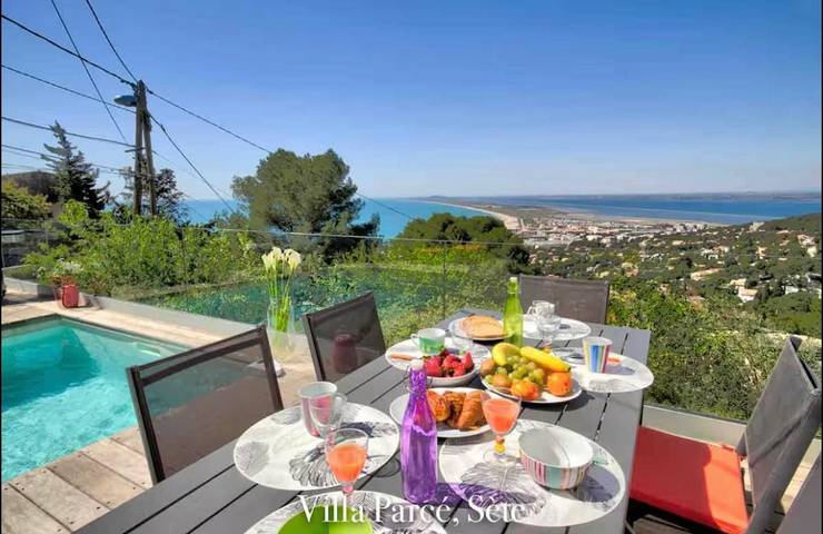 Villa pour 5 personnes, avec vue ainsi que piscine et jardin à Sète - 3