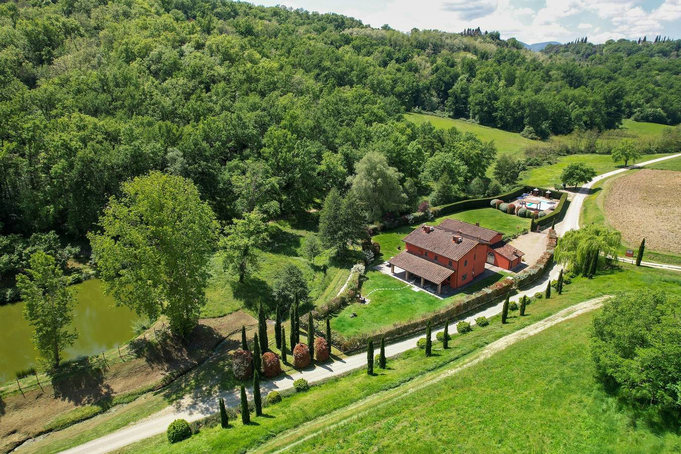 Villa con limonera y sauna en finca toscana in Reggello, Valdarno