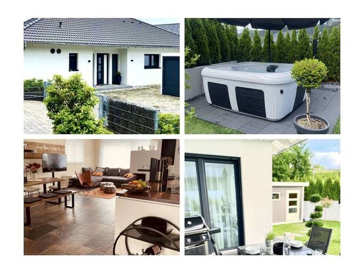Bungalow für 3 Personen, mit Whirlpool und Terrasse sowie Garten und Sauna im Schwarzwald
