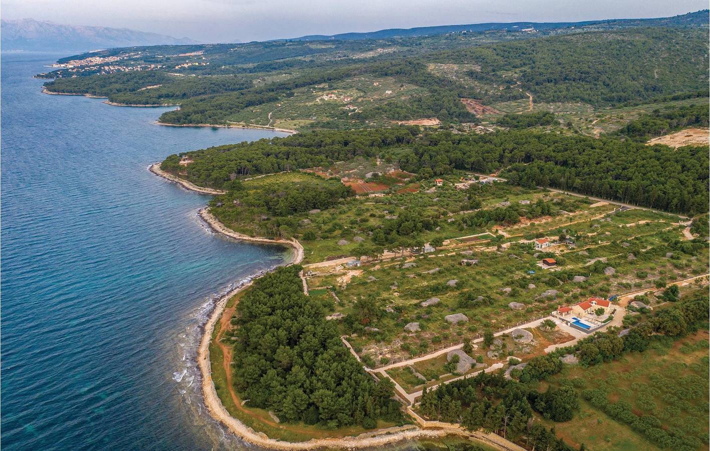 Holiday home for 6 people with pool in Supetar, Brac