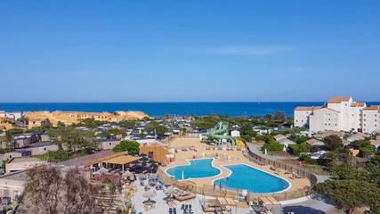 Camping pour 4 personnes, avec piscine au Cap d'Agde