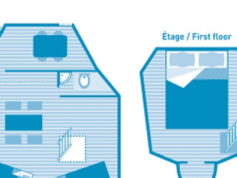 Camping Sandaya Paris Maisons-Laffitte - Alojamiento 5 personas - Cabina Nautilus 5p 1ch in Montesson, Yvelines