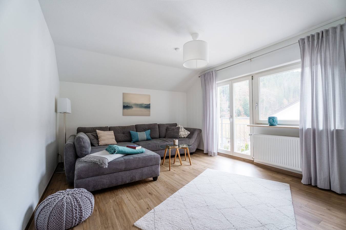 Casa de vacaciones 'Sonnenterrasse 9' con terraza privada, balcón y Wi-Fi in Fischerbach, Valle del Kinzig