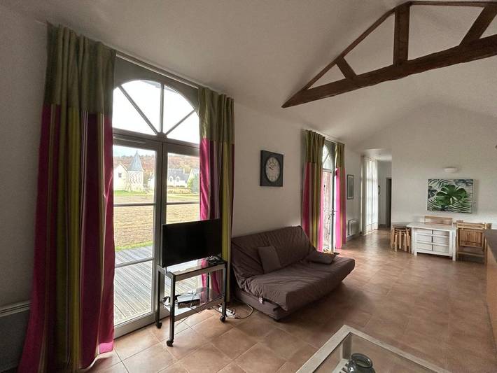 Location de vacances pour 4 personnes, avec terrasse et vue à Benais - 4