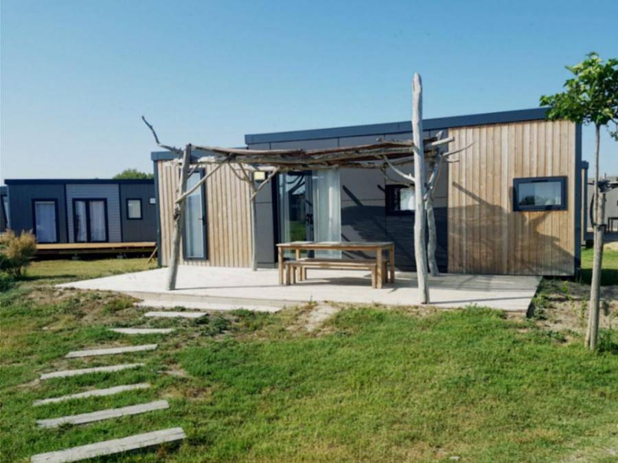 Camping Les Bois Flottés - Mobilheim 4 personen - Grand Confort Taos in Salin-de-Giraud, Arles