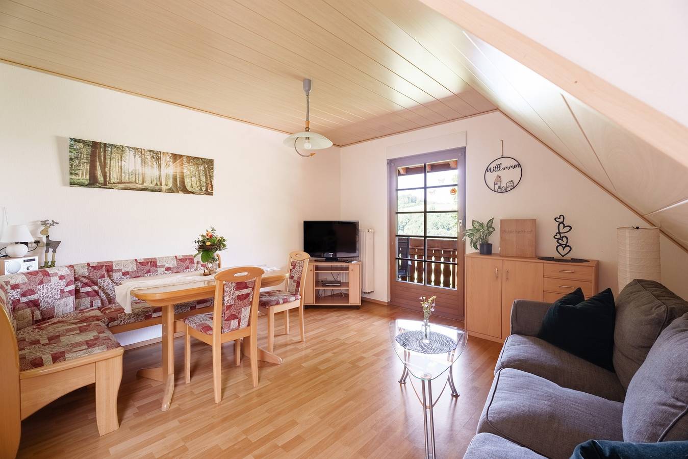 Ganze Wohnung, Apartment 'Moosblick' mit Balkon und Wlan in Oppenau, Mittlerer Schwarzwald