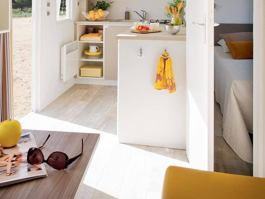 Camping Paradis - Naia Village  - Mobilheim 4 personen - Aloha in Le Barcarès, Côte d'Améthyste