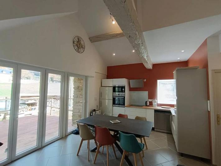 Maison de vacances pour 7 personnes, avec piscine et terrasse, animaux acceptés