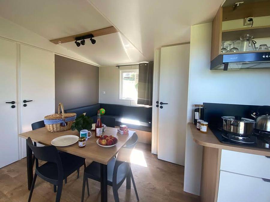 Camping Ensoya - Mobilhome 4 personas - Cottage Zen 2 dormitorios con aire acondicionado in Sigean, Region de Narbonne