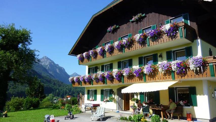 Ferienwohnung für 2 Personen, mit Garten am Wolfgangsee
