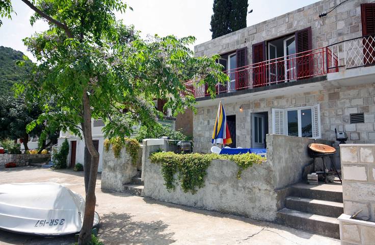 Casa de cuatro habitaciones en la playa Prozurska Luka, Mljet in Mljet
