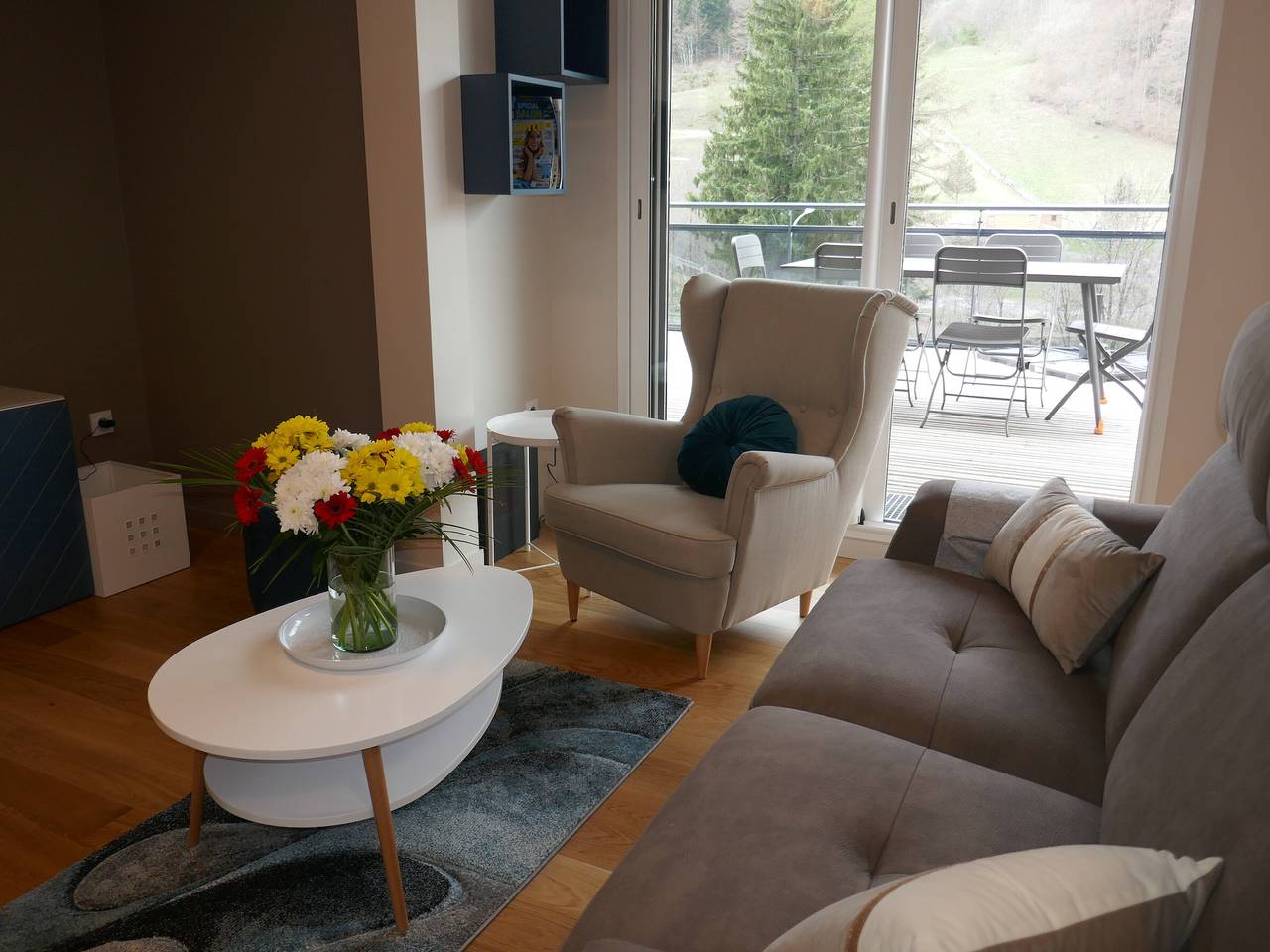Appartement entier, Appartement avec grande terrasse ensoleillée, proche thermes et ski in Mont-Dore, Parc naturel régional des Volcans d'Auvergne