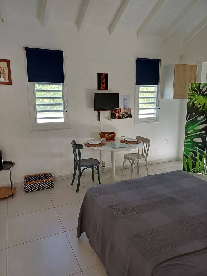 Estudio entero, Estudio acogedor con piscina privada en Baie-Mahault, 28 m² in Baie-Mahault, Guadalupe