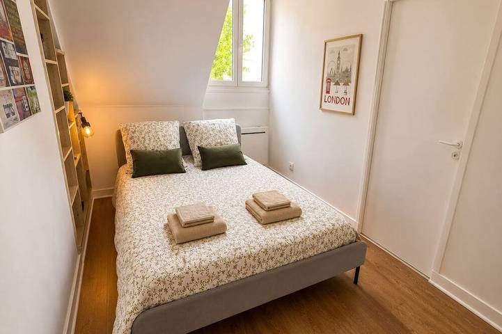 Apartamento entero, Quiet and spacious apartment, fully equipped, wifi Share Save in San Quintín (Aisne), Aisne