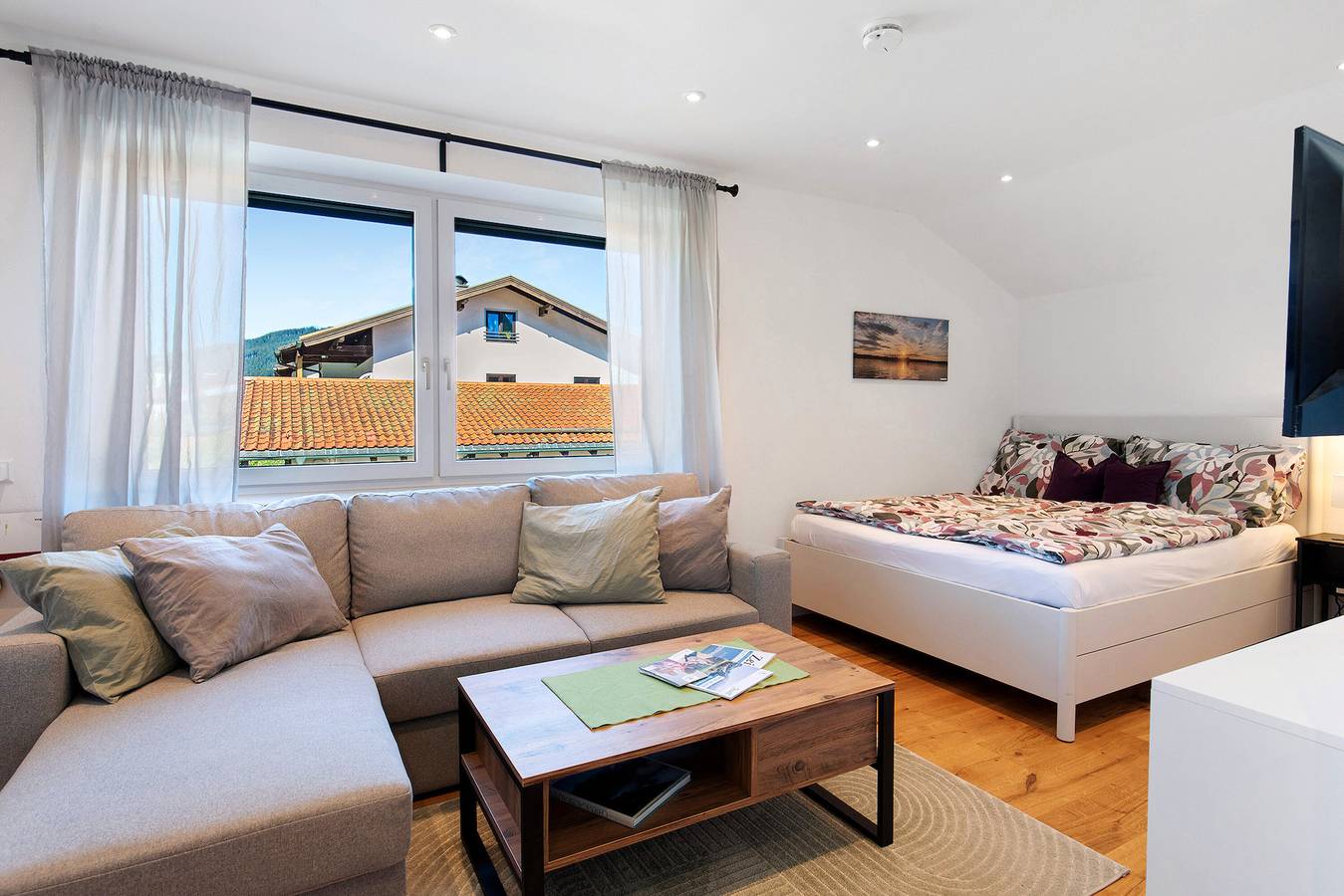 Entire studio, Studio 'Sophia Inzell - New' with Mountain View and Wi-Fi in Inzell, Bavarian Alps