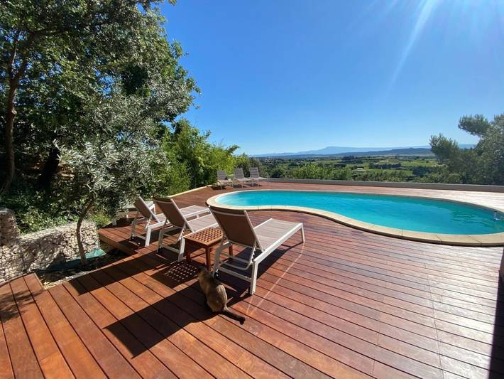 Apartamento de vacaciones para 4 personas, con jardín además de piscina y vistas - 1